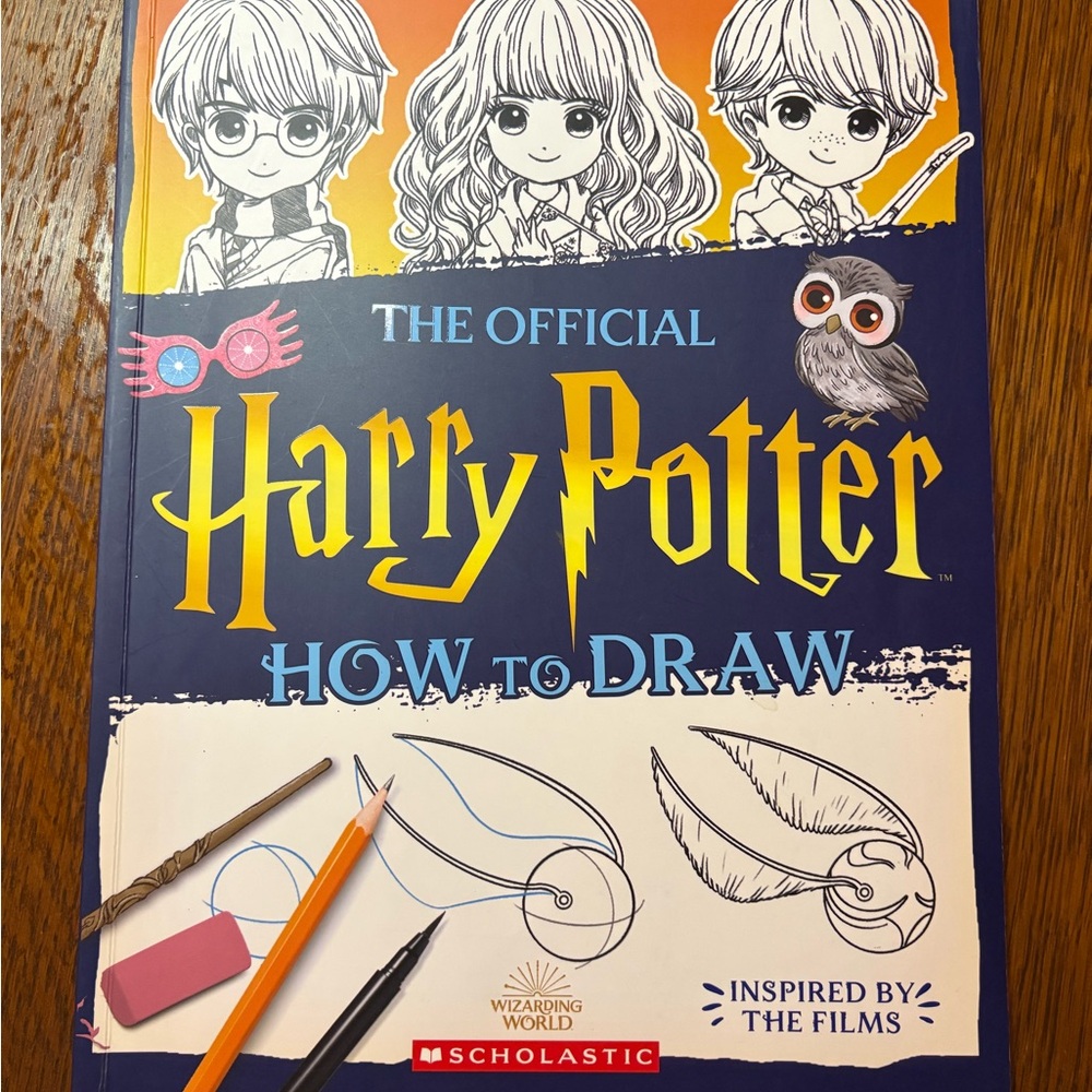 How to draw Harry Potter book